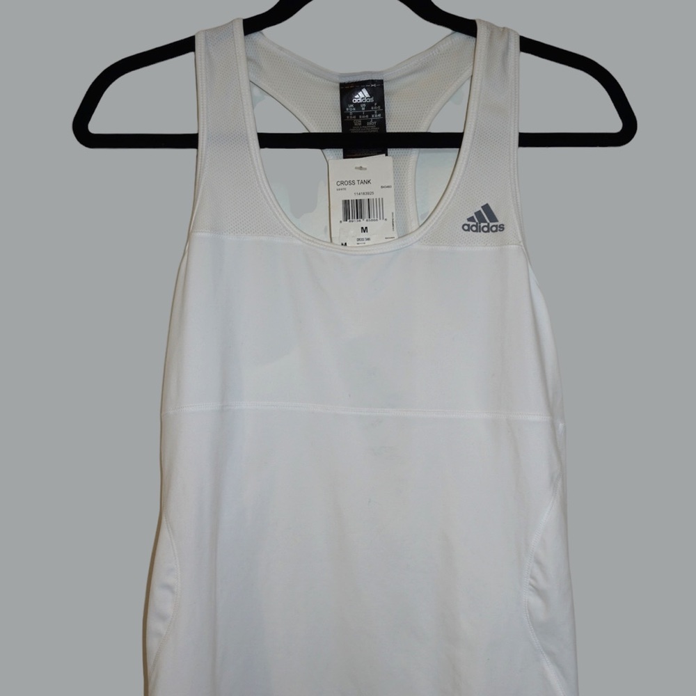 Workout top NWT adidas white size M